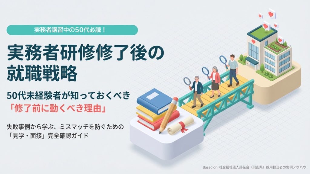 実務者研修修了後の就職|50代未経験者が知っておくべき「修了前に動くべき理由」