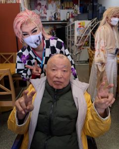 後楽座での演劇鑑賞。里見劇団進明座。特別養護老人ホームせとうち。せとうちの入居者様が鑑賞。